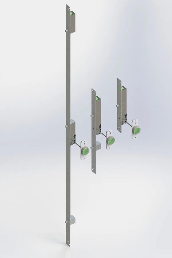 70170 flush-mounted motorised lock